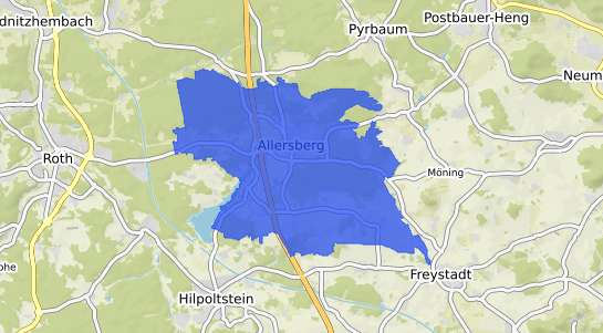 Bodenrichtwertkarte Allersberg Mittelfranken