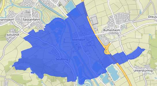 Bodenrichtwertkarte Altendorf Kr. Bamberg