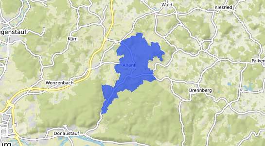 Bodenrichtwertkarte Altenthann Oberpfalz