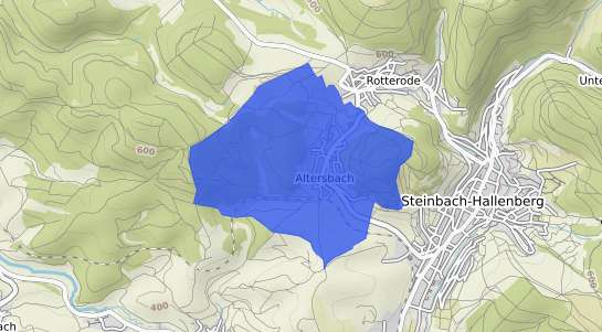 Bodenrichtwertkarte Altersbach b. Schmalkalden