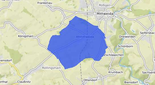 Bodenrichtwertkarte Altmittweida