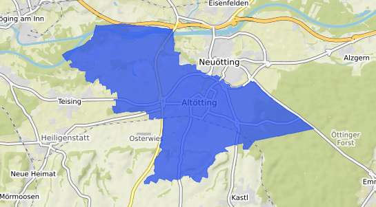 Bodenrichtwertkarte Alt&ouml;tting