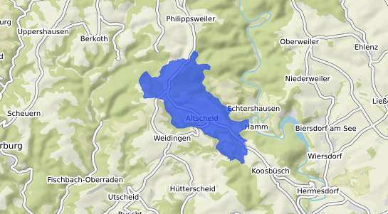 Bodenrichtwertkarte Altscheid