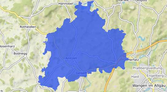 Bodenrichtwertkarte Amtzell