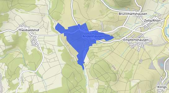 Bodenrichtwertkarte Andenhausen