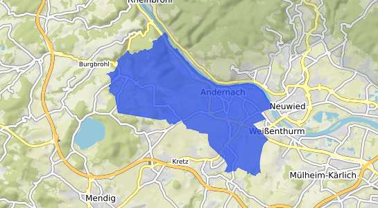 Bodenrichtwertkarte Andernach