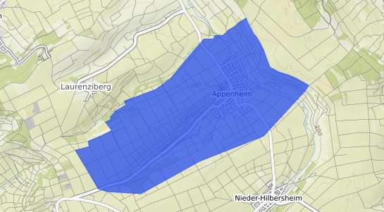 Bodenrichtwertkarte Appenheim Rheinhessen