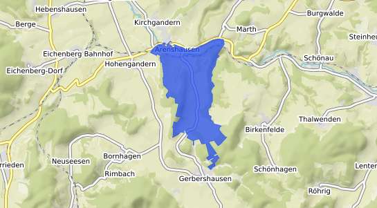 Bodenrichtwertkarte Arenshausen