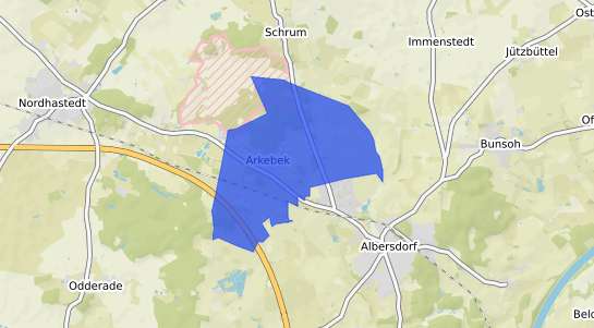 Bodenrichtwertkarte Arkebek