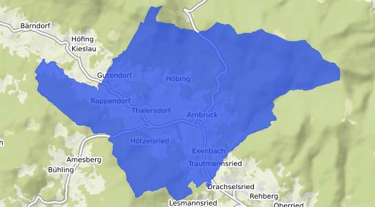 Bodenrichtwertkarte Arnbruck