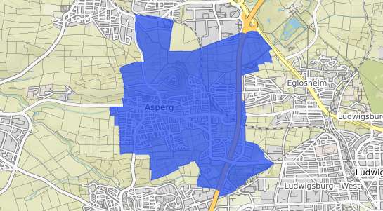Bodenrichtwertkarte Asperg
