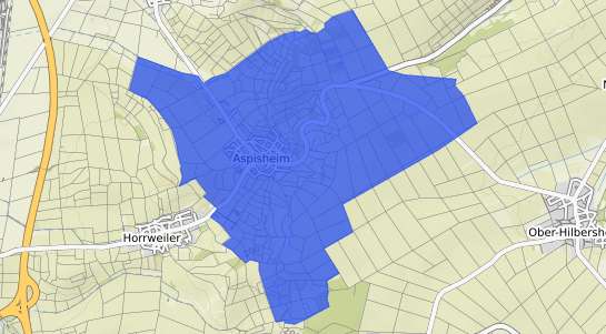 Bodenrichtwertkarte Aspisheim