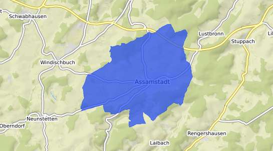 Bodenrichtwertkarte Assamstadt