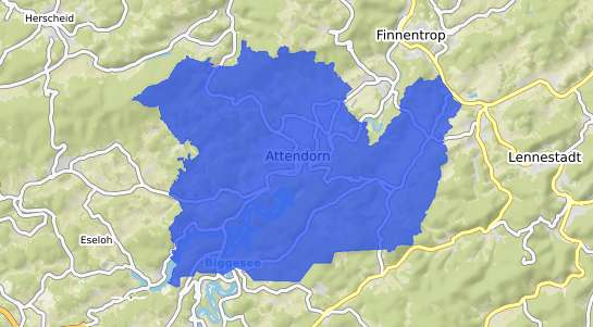 Bodenrichtwertkarte Attendorn
