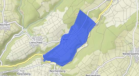 Bodenrichtwertkarte Auel b. St. Goarshausen