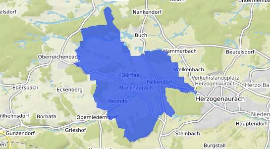 Bodenrichtwertkarte Aurachtal