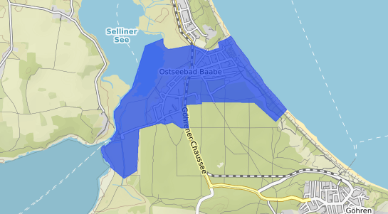 Bodenrichtwertkarte Baabe Ostseebad