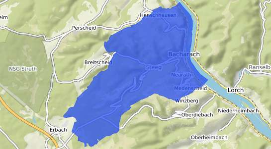 Bodenrichtwertkarte Bacharach