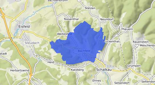 Bodenrichtwertkarte Bachfeld