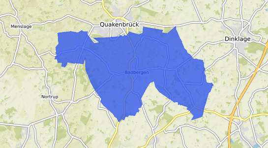 Bodenrichtwertkarte Badbergen