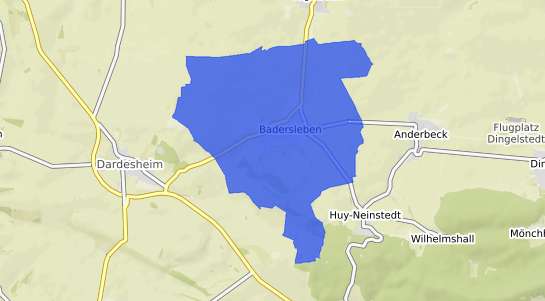 Bodenrichtwertkarte Badersleben