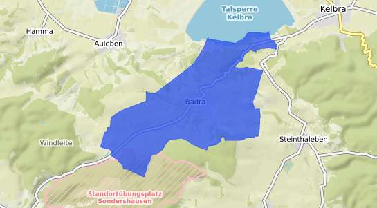 Bodenrichtwertkarte Badra