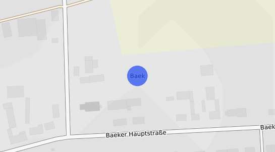 Bodenrichtwertkarte Baek b. Ratzeburg