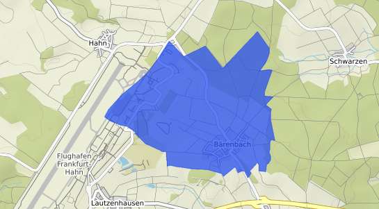 Bodenrichtwertkarte Baerenbach Wuerttemberg