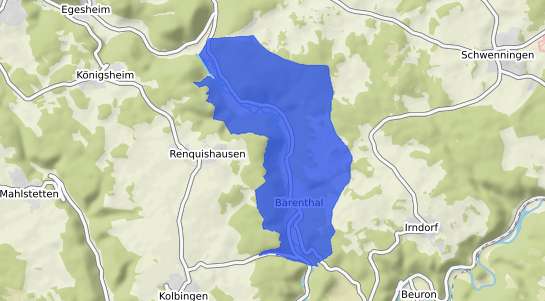Bodenrichtwertkarte Baerenthal Hohenzollern