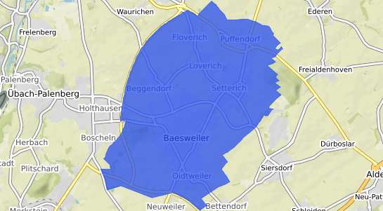 Bodenrichtwertkarte Baesweiler