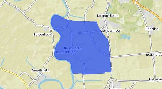 Bodenrichtwertkarte Bahrenfleth