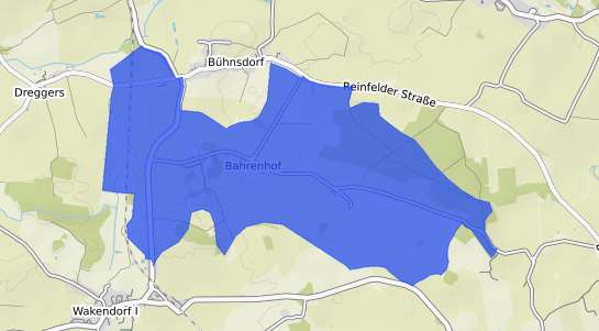 Bodenrichtwertkarte Bahrenhof Holstein