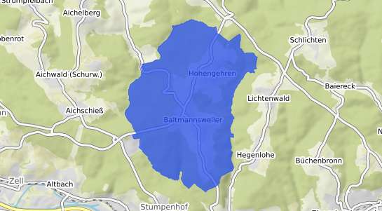 Bodenrichtwertkarte Baltmannsweiler