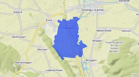 Bodenrichtwertkarte Banteln