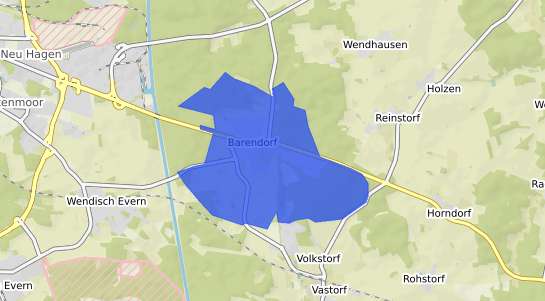 Bodenrichtwertkarte Barendorf b. Grevesmuehlen