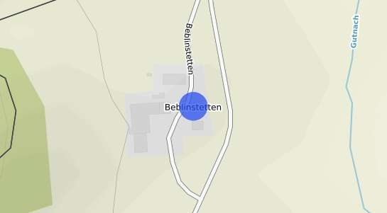 Bodenrichtwertkarte Beblinstetten