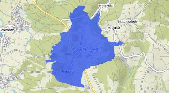 Bodenrichtwertkarte Bechtsrieth