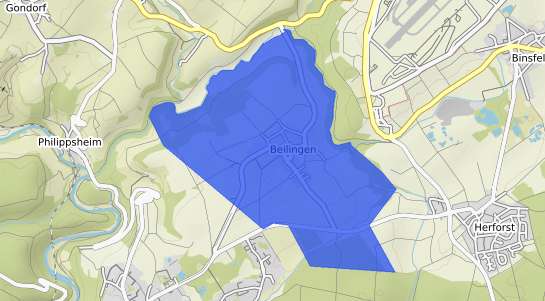 Bodenrichtwertkarte Beilingen