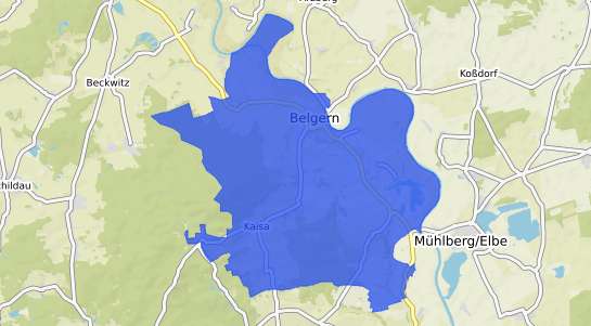 Bodenrichtwertkarte Belgern b. Torgau