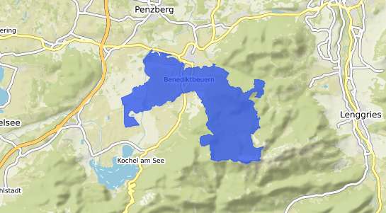 Bodenrichtwertkarte Benediktbeuern