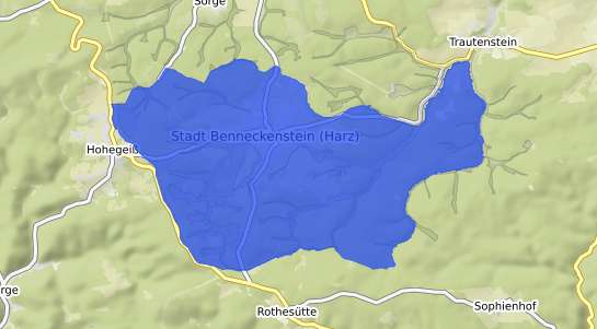 Bodenrichtwertkarte Benneckenstein (Harz)