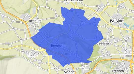 Bodenrichtwertkarte Bergheim Erft