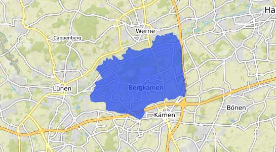 Bodenrichtwertkarte Bergkamen
