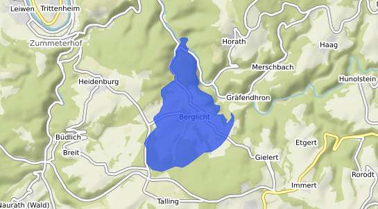 Bodenrichtwertkarte Berglicht