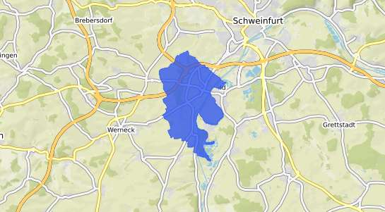 Bodenrichtwertkarte Bergrheinfeld