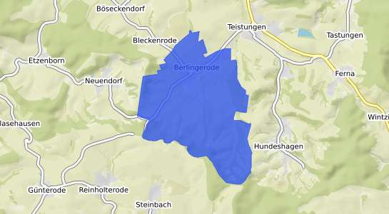 Bodenrichtwertkarte Berlingerode