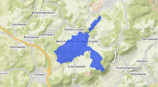 Bodenrichtwertkarte Berschweiler b. Baumholder