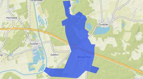 Bodenrichtwertkarte Besenthal