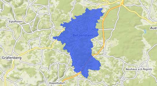 Bodenrichtwertkarte Betzenstein