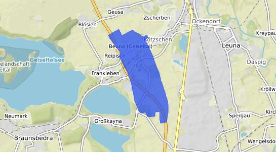 Bodenrichtwertkarte Beuna (Geiseltal)